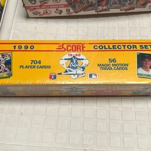 COPY - 1990 score collectors set 704 player cards